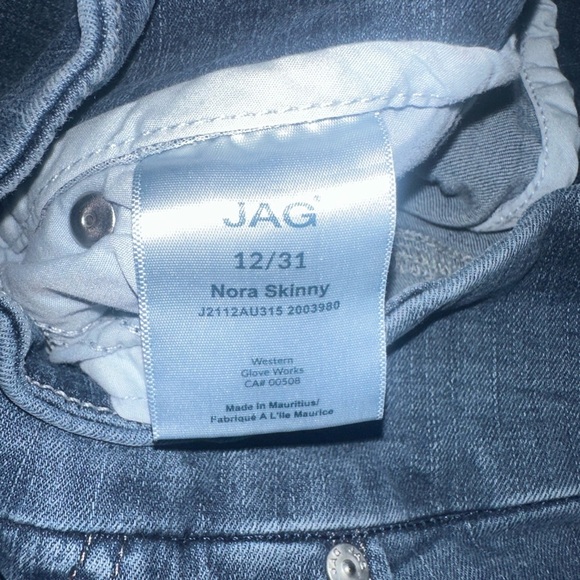 Jag Jeans Women’s 12 Mid Rise Nora Skinny Leg Pull on - Picture 7 of 13